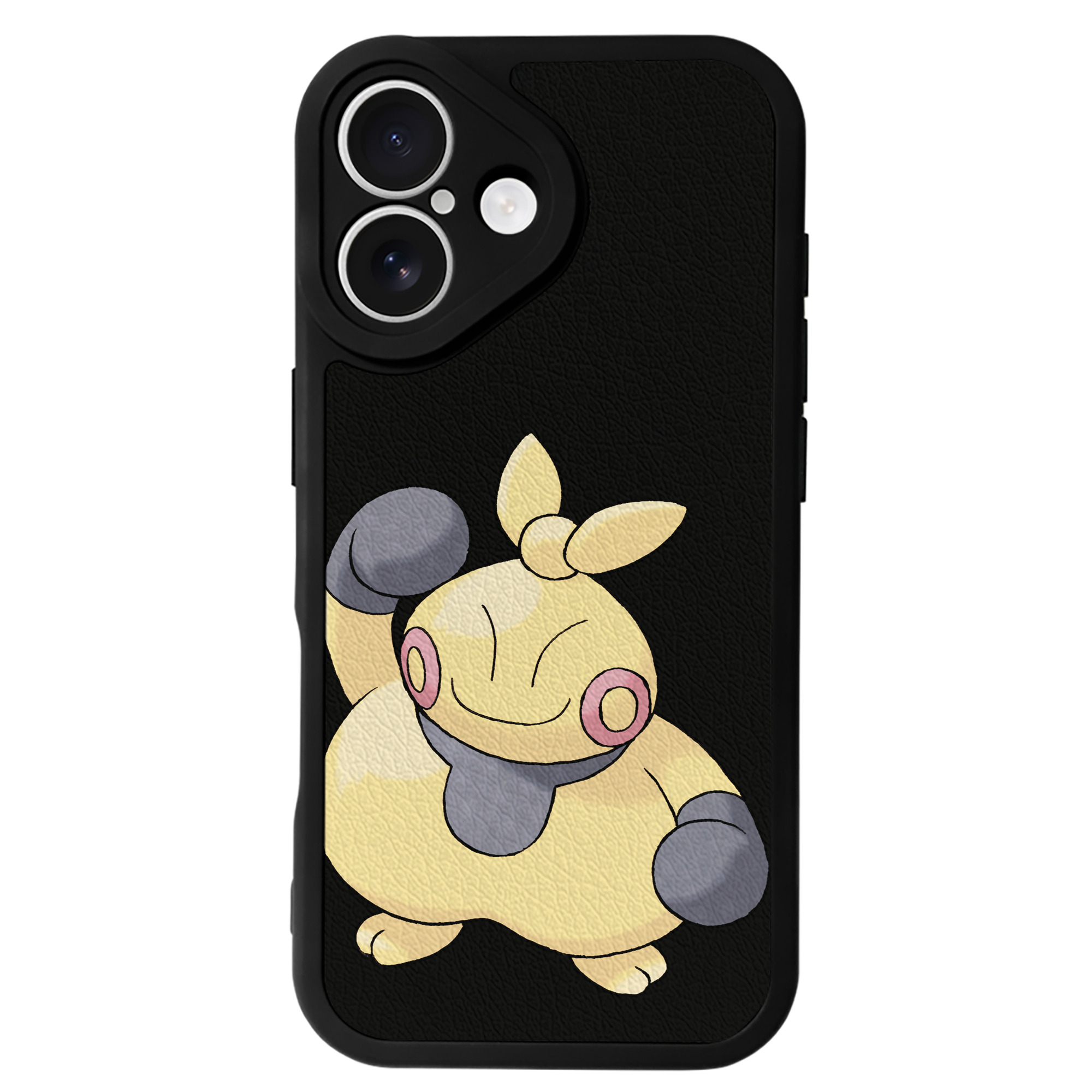 （画像用） ポケットモンスター Pokémon 【iPhone 16シリーズ対応】シリコンスマホケース（レザー調） 材質：シリコン